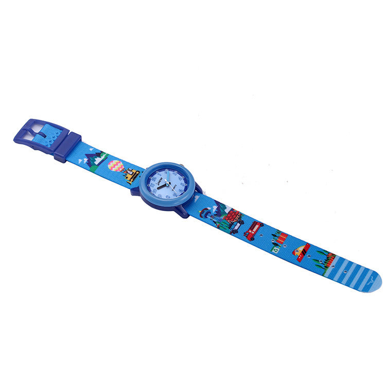 Waterproof Cartoon Kids Quartz Watch