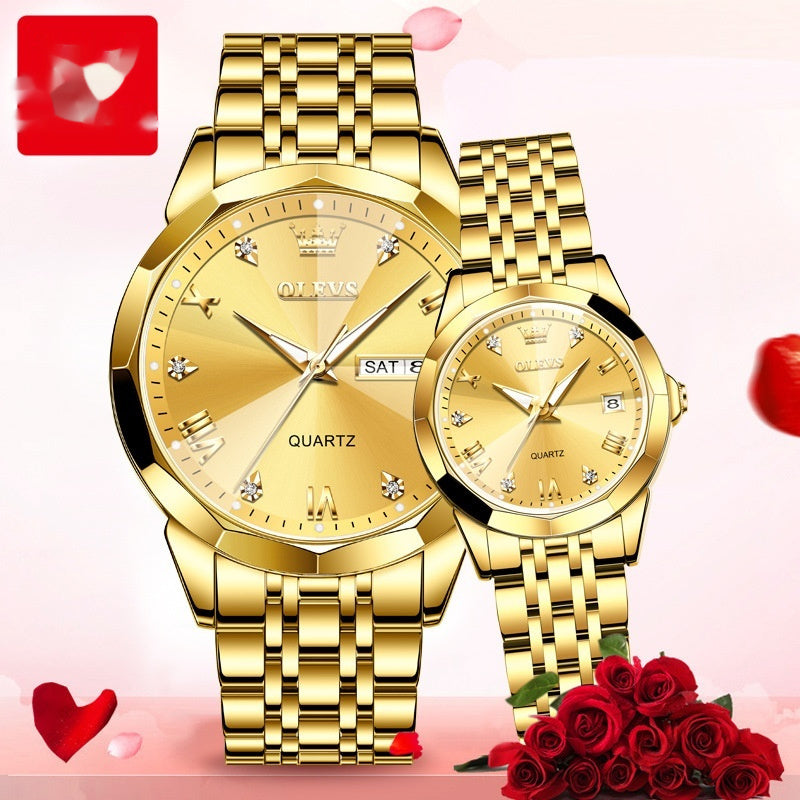 OLEVS - Couple Watch Set