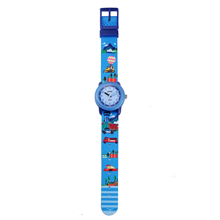 Waterproof Cartoon Kids Quartz Watch