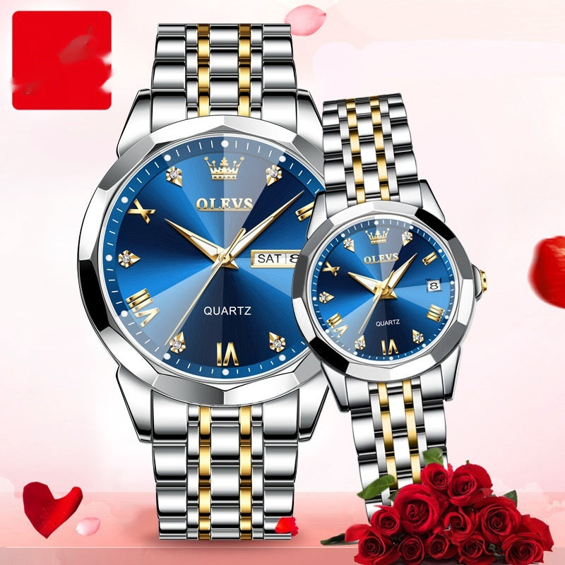 OLEVS - Couple Watch Set