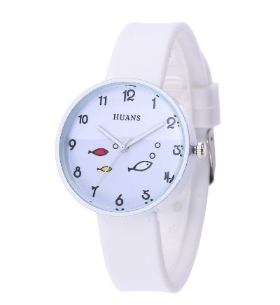 Wristwatch Fish Dial Cartoon Kids