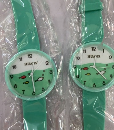 Wristwatch Fish Dial Cartoon Kids