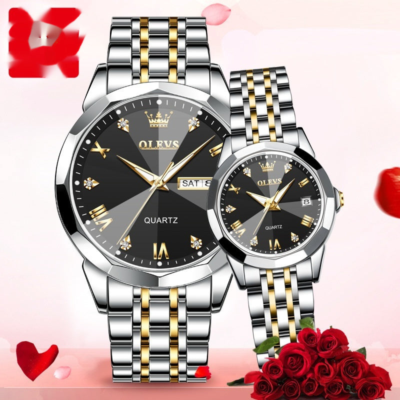OLEVS - Couple Watch Set