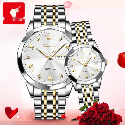 OLEVS - Couple Watch Set