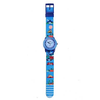 Waterproof Cartoon Kids Quartz Watch