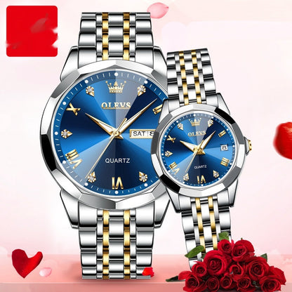 OLEVS - Couple Watch Set