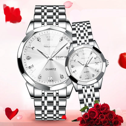 OLEVS - Couple Watch Set