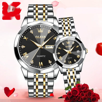 OLEVS - Couple Watch Set